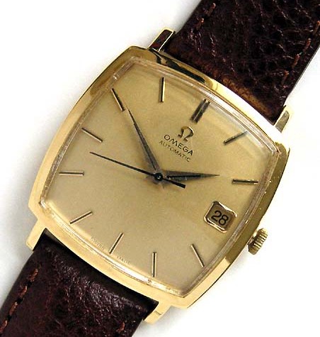 gold vintage Omega watch