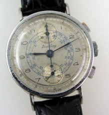 Antique Breitling up/down chronograph