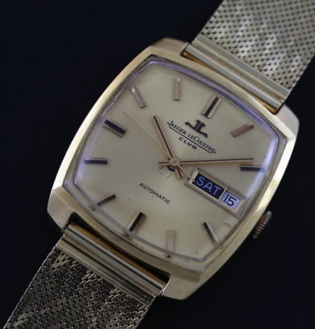 Jaeger LeCoultre gold vinagae watch