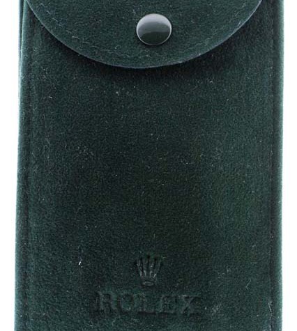 Rolex service leather pouch