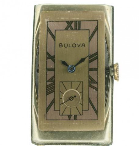 Vintage Bulova art Deco dial