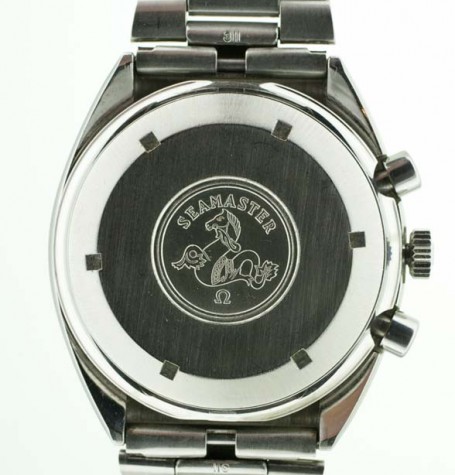 Omega Speedmaster case logo